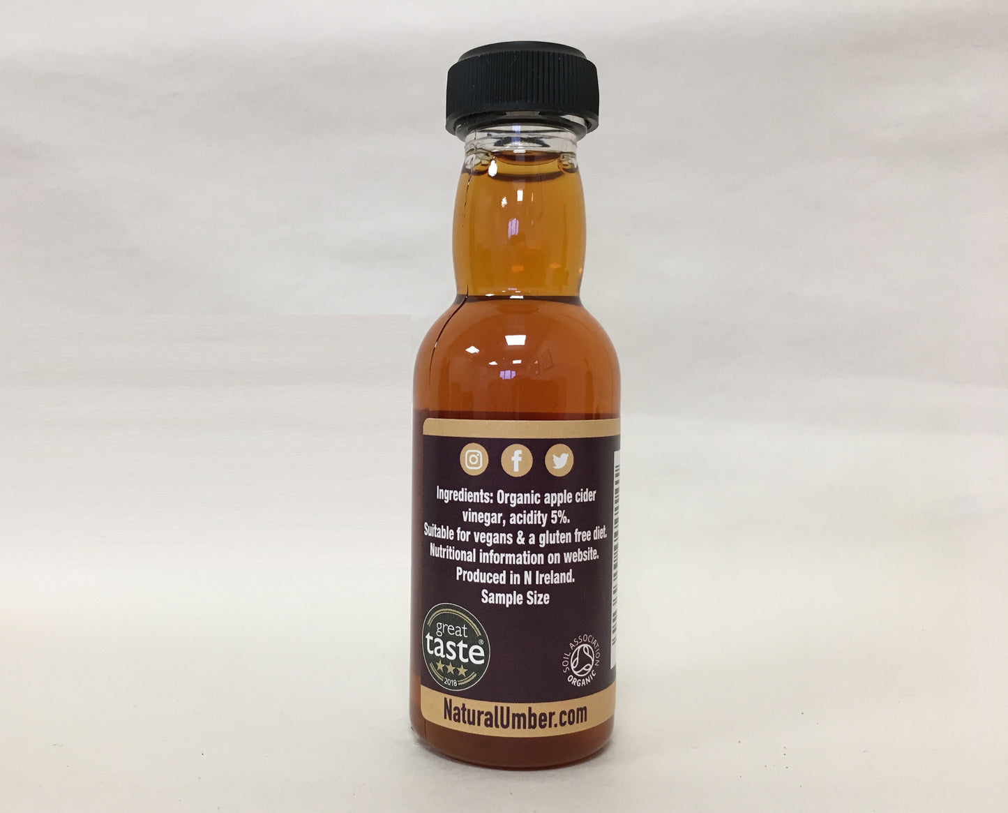 Natural Umber Apple Cider Vinegar Sample