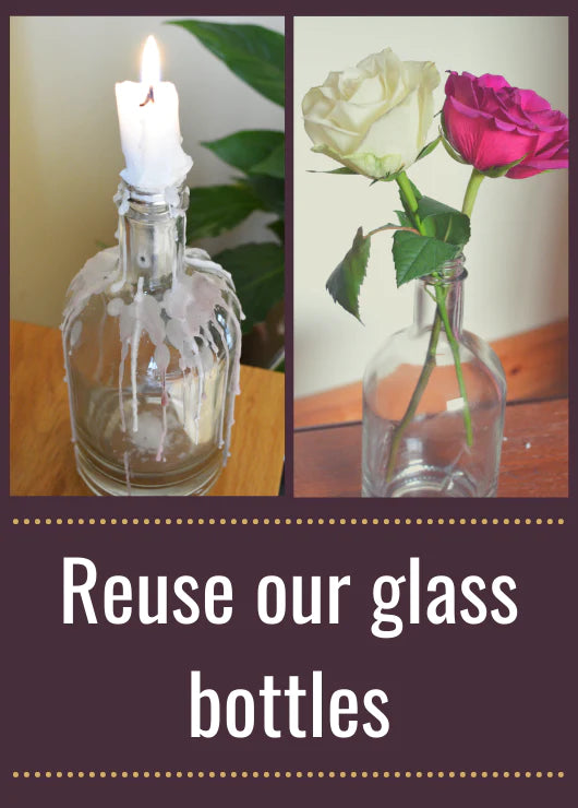 FUN WAYS TO REUSE OUR GLASS BOTTLES