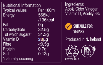 Umber Plus - Apple Cider Vinegar Enriched With Vitamin D